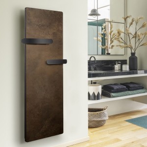 Sèche-serviettes électrique KERAMOS HUG Nativ 1000W Terre de mars - INTUIS SIGNATURE K164733