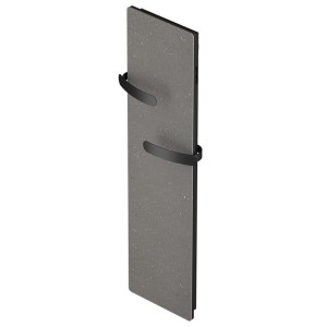 Sèche-serviettes électrique Vertical CAMPA NATURAY HUG Nativ 1000W Brut de lave - INTUIS SIGNATURE K160723