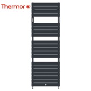 Sèche-serviettes RIVIERA 2 eau chaude 861W Gris ardoise - THERMOR 496110