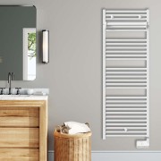 Sèche serviettes électrique Corsaire 2 Blanc 500 W étroit droit - THERMOR 473303