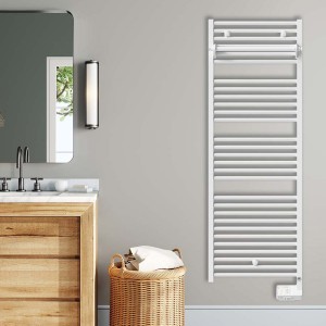 Sèche serviettes électrique Corsaire 2 Blanc 500 W étroit droit - THERMOR 473303