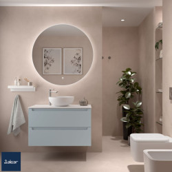 Meuble salle de bain 2 tiroirs Blue Fog MONTERREY 900 - SALGAR 96491