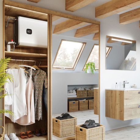 Chauffe-eau électrique Plat MALICIO 3 multiposition 80L - THERMOR 231070