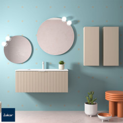 Meuble salle de bain BIBA 100cm 1 tiroir Macchiato - SALGAR 102246