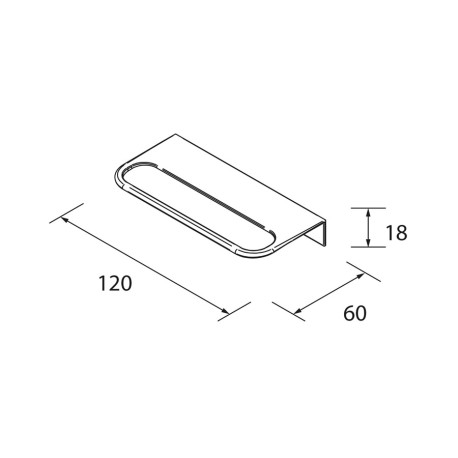 Poignée BAO BRUSHED CAVA - Salgar 102265