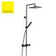 Colonne De Douche Omega Thermostatique Complete Blackmat - CRISTINA ONDYNA OG48613