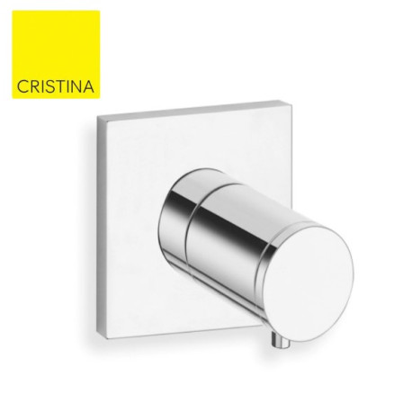 FACADE EXTERNE TRIVERDE POUR ROBINET D'ARRET PD710/750 CHROME - CRISTINA ONDYNA XT81051