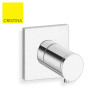 FACADE EXTERNE TRIVERDE POUR ROBINET D'ARRET PD710/750 CHROME - CRISTINA ONDYNA XT81051