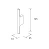 Poignée FIBI BRUSHED BRASS - Salgar 103335