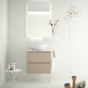 Meuble salle de bain Monterrey 60cm 2 tiroirs Macchiato - SALGAR 81717