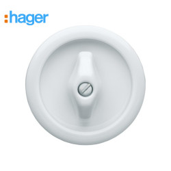 Enjoliveur Rotatif Blanc Porcelaine - HAGER WMV785B