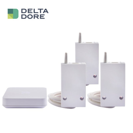 Pack RF 6600 FP connecté 3 récepteurs + 1 box connectée Tydom Home - DELTADORE 6050658