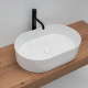 Vasque Ceramique Ciotola Ovale Blanc Mat - CRISTINA ONDYNA CI783024