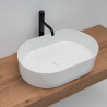 Vasque Ceramique Ciotola Ovale Blanc Mat - CRISTINA ONDYNA CI783024
