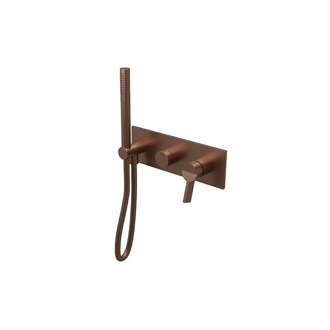 Facade Mitigeur Bain Douche 2 Sorties Piega Inox - CRISTINA ONDYNA PA60228 