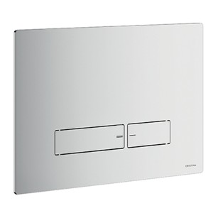 Plaque Pour Wc Suspendu Chrome - CRISTINA ONDYNA AC10051 