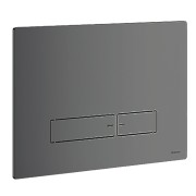 Plaque Pour Wc Suspendu Chrome Noir - CRISTINA ONDYNA AC10072 