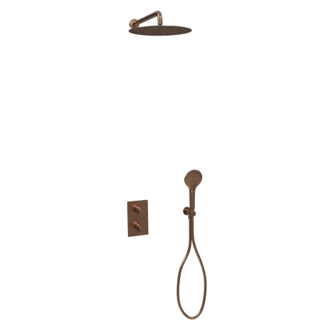 Pack Omega Thermostatique 2 Sorties Or Rose Brossé  - CRISTINA ONDYNA XOG75234P 