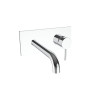 Facade Mitigeur Lavabo Bec 185 Mm Picche Chrome - CRISTINA ONDYNA PH25651 