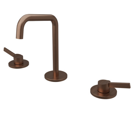 Lavabo Melangeur 3 Trous Piega Or Rose Brosse  - CRISTINA ONDYNA PA20534I 