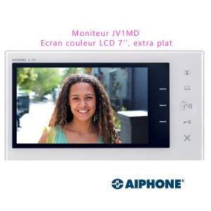 Moniteur maître JV1MD pour portier vidéo AIPHONE - Ecran 7" - 130444