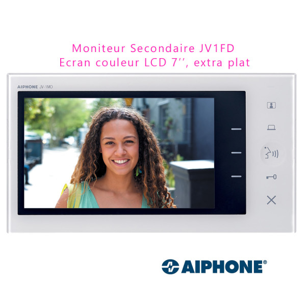 Modifier : Moniteur secondaire JV1FD pour Kits JVS1V & JVS1F - AIPHONE