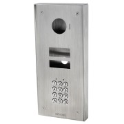 Façade inox saillie KVKS avec clavier 100 codes pour kits vidéo encastrés JV -130447