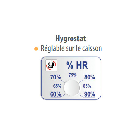 Kit VMC Deco DHU K à sondes thermo-hygrométriques - S&P 603116