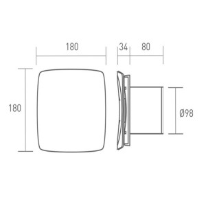 Extracteur permanent Curv Confort 100 HY - ATLANTIC 123237