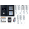 Pack GT audio 8 BP programmé avec platine façade noire satin 200451 - AIPHONE GTBA8EB