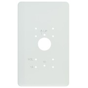 Plaque de propreté largeur 150 mm en PVC blanc pour gt1d, gt1a et gt1m3l - AIPHONE PPAVE 