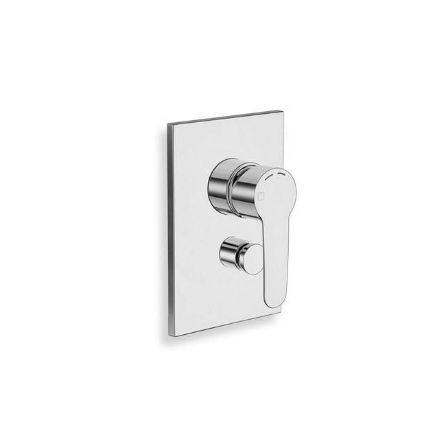 Façade de douche NEW DAY encastrée 2 sorties CHROME - CRISTINA ONDYNA ND64951