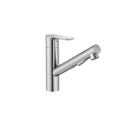 Mitigeur évier monotrou à bec fondu mobile chromé Cala - ROCA A5A806Ec00