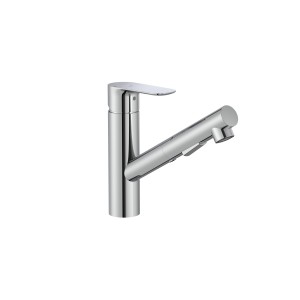 Mitigeur évier monotrou à bec fondu mobile chromé Cala - ROCA A5A806Ec00