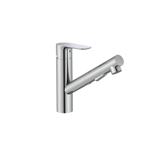 Mitigeur évier monotrou à bec fondu mobile chromé Cala - ROCA A5A806Ec00