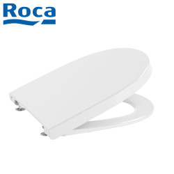 Abattant WC Compact double laqué frein de chute Silencio Blanc MERIDIAN - ROCA A8012AC00B