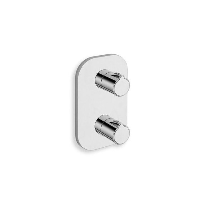 FACADE EXTERNE NEW DAY THERMOSTATIQUE DOUCHE 2 SORTIES CHROME - CRISTINA ONDYNA XE85251