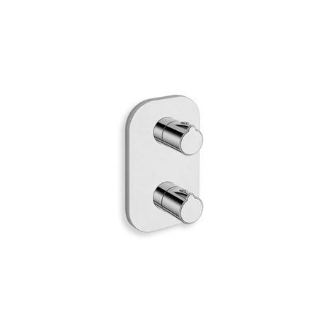 FACADE EXTERNE NEW DAY THERMOSTATIQUE DOUCHE 2 SORTIES CHROME - CRISTINA ONDYNA XE85251