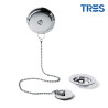 Ensemble d’accesoires pour baignoire chromé - TRES 03474501