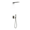 Kit de douche encastré Rapid-Box Noir métallisé - TRES 21128005KM 