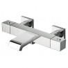 BAIN DOUCHE QUADRI THERMOSTATIQUE + COLONNETTES CARREES 9 CM - CRISTINA ONDYNA QD18551