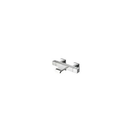BAIN DOUCHE QUADRI THERMOSTATIQUE + COLONNETTES CARREES 9 CM - CRISTINA ONDYNA QD18551