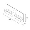 Tiroir Spirit 800 An.Br C/T - SALGAR 90991