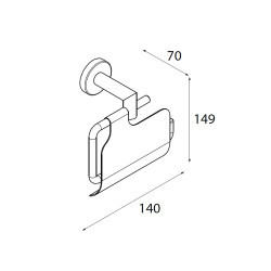 P/R C/Tapa Lissy Blanc Mat - SALGAR 91241 