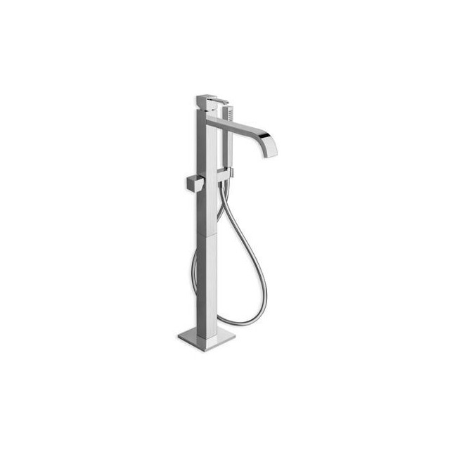 BAIN DOUCHE QUADRI MONOCOLONNE SUR PIED SANS MECANISME CHROME - CRISTINA ONDYNA QM18951