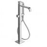 BAIN DOUCHE QUADRI MONOCOLONNE SUR PIED SANS MECANISME CHROME - CRISTINA ONDYNA QM18951