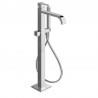 BAIN DOUCHE QUADRI MONOCOLONNE SUR PIED SANS MECANISME CHROME - CRISTINA ONDYNA QM18951