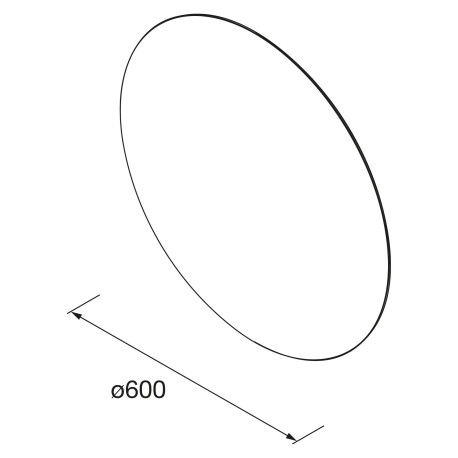 Miroir Oasis Diam.600 - SALGAR 91130 