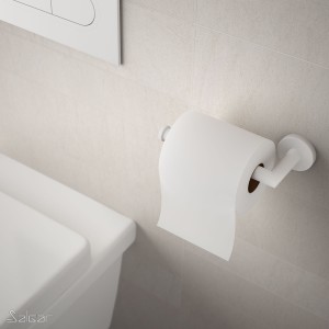 Porte-rouleau sans couvercle Lissy Blanc Mat - SALGAR 91245
