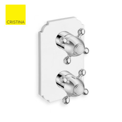 Modifier : Facade Externe PARIGI Laiton Thermostatique 3 Sorties - CRISTINA ONDYNA XP85351